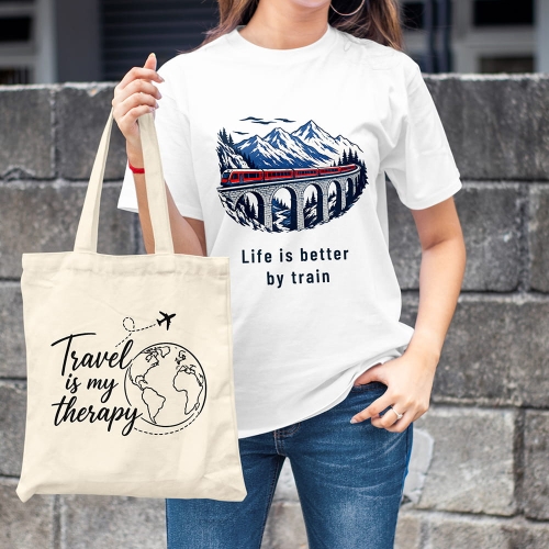Koszulka-Biała-Life-is-Better-by-Train