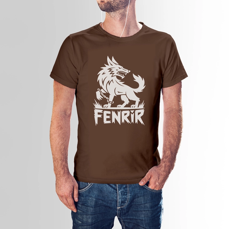 Wzór Fenrir Brązowa