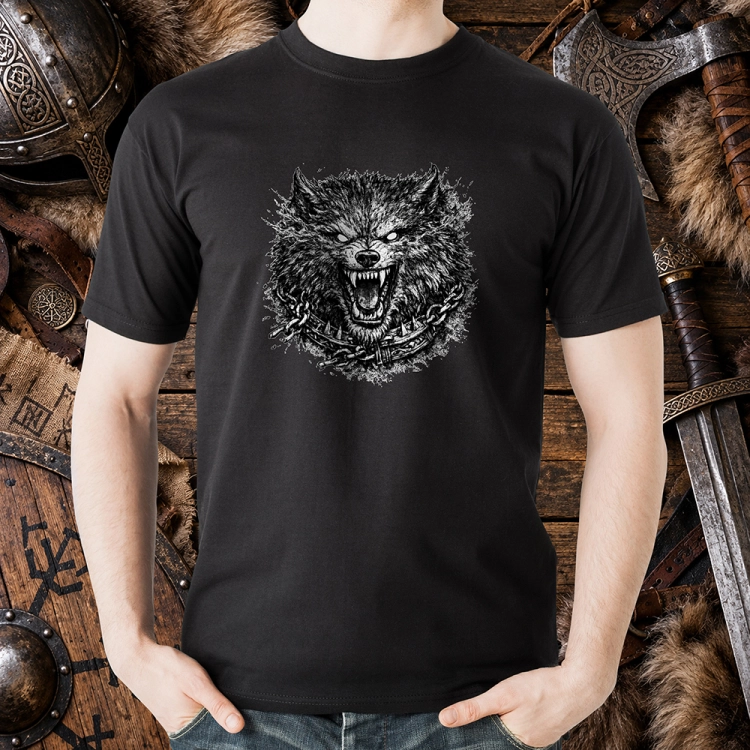 Koszulka-Fenrir-tło-Drewno