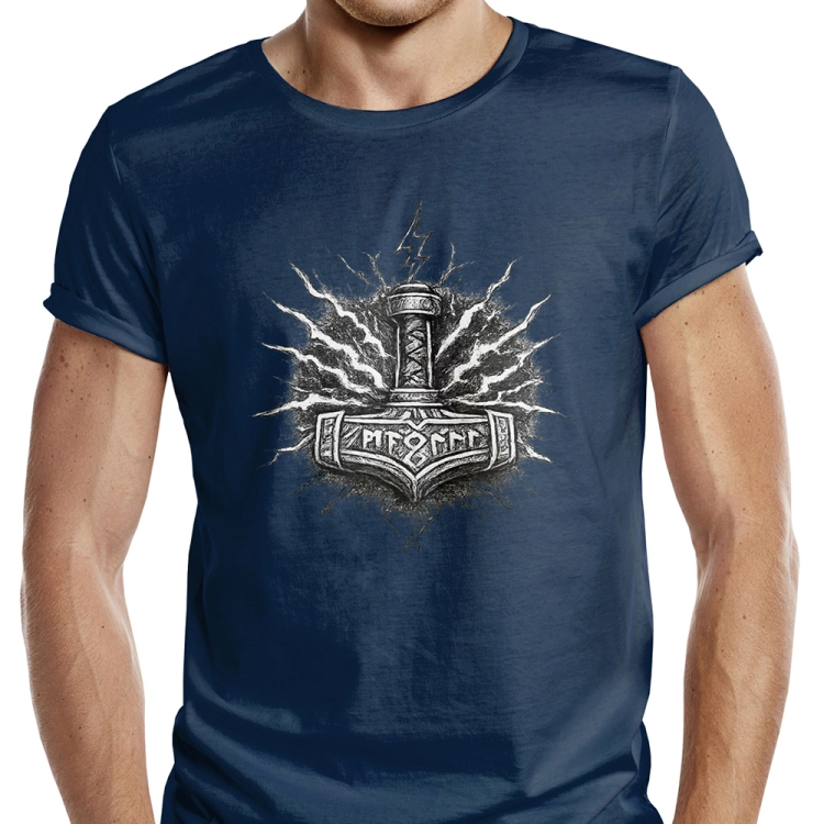 Koszulka-Mjolnir-Navy