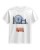 Koszulka-Biala-T-Shirt-City-Break-Londyn-Big-Ben-Kolo-Tower-Bridge-Pomaranczowa