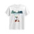 Koszulka-Biala-T-Shirt-City-Break-Roma-Rzym-Rome-Skuter-1-Pomaranczowa