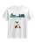 Koszulka-Biala-T-Shirt-City-Break-Roma-Rzym-Rome-Skuter-Pomaranczowa