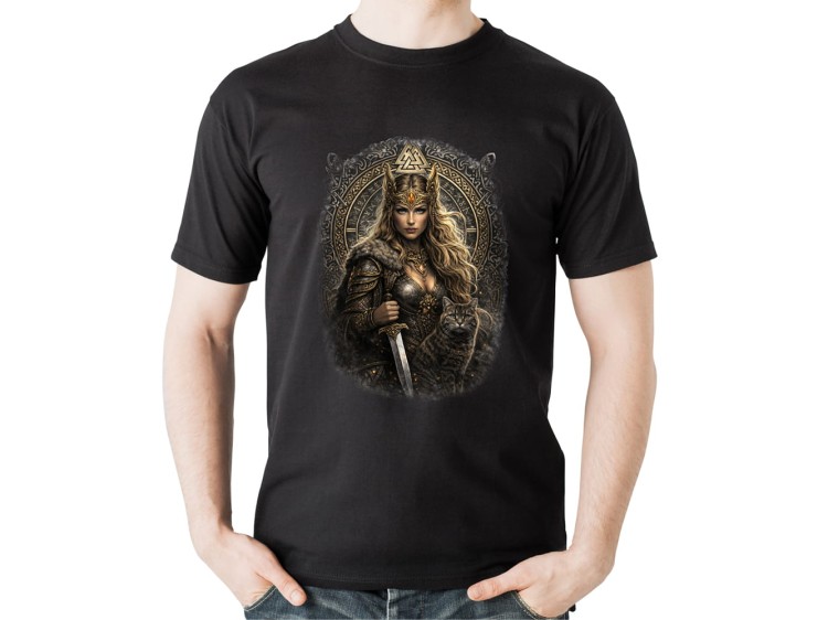 Koszulka-Czarna-T-Shirt-Freya