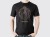 Koszulka T-Shirt Czarna Wzór Drakkar