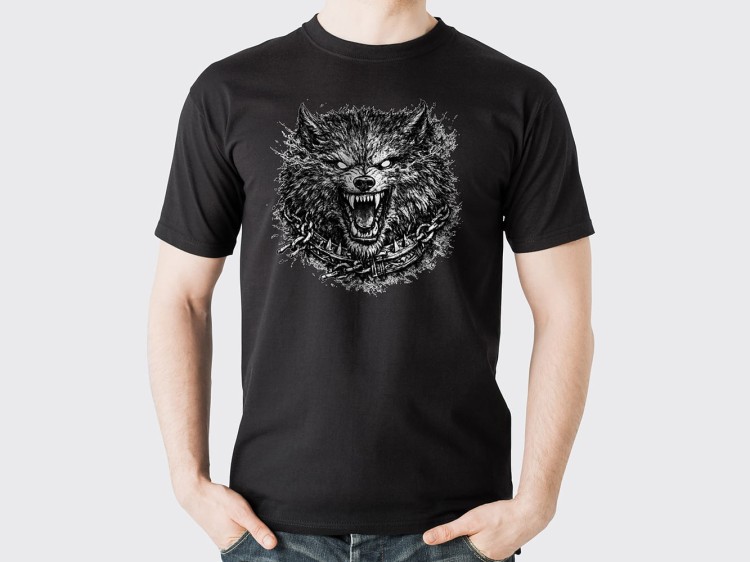Koszulka-Fenrir-Wilk-Ragnaröku