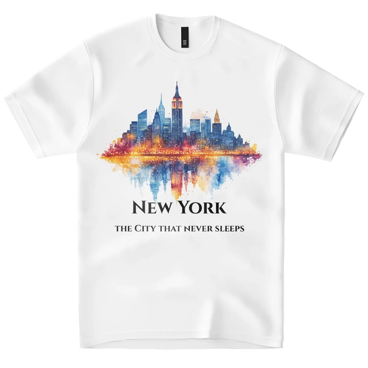 Koszulka-Biała-City-Break-New-York