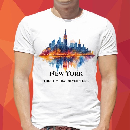 Koszulka-Biała-City-Break-New-York