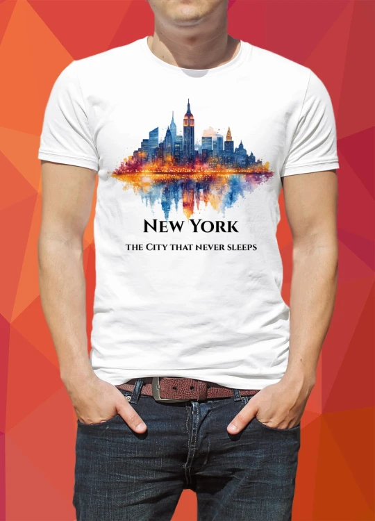Koszulka-Biała-City-Break-New-York
