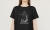 Kobieta-Koszulka-Czarna-T-Shirt-Valhalla-Wiking